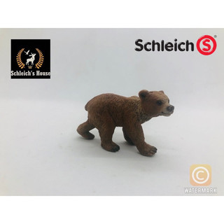 Mô hình động vật , đồ chơi con vật Schleich chính hãng Gấu nâu Con 14687 - Schleich House
