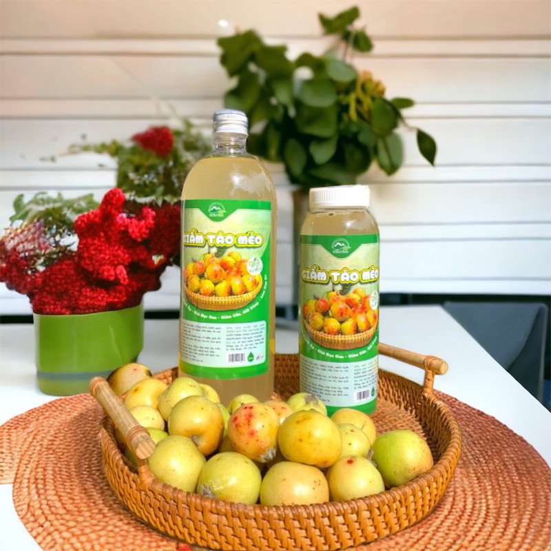 Giấm Táo Mèo 100% Tự nhiên- Chai 500ml