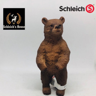 Mô hình động vật , đồ chơi con vật Schleich chính hãng Gấu xám Bắc Mỹ mẹ 14686 - Schleich House