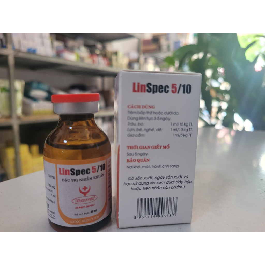 Linspec 5/10 - 20ml & 100ml,  dùng trong thú y