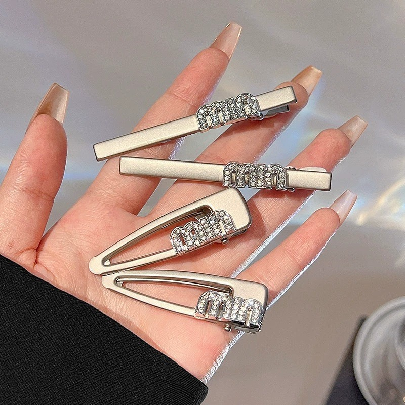 Kẹp tóc kim loại đính đá cao cấp nhiều mẫu đính hot trend Cley
