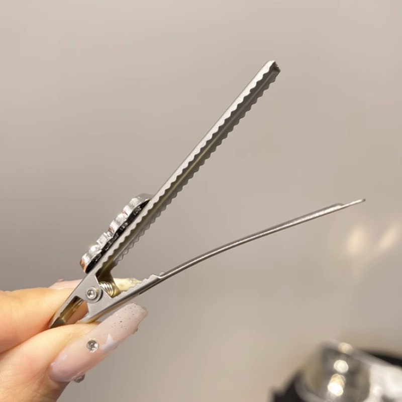 Kẹp tóc kim loại đính đá cao cấp nhiều mẫu đính hot trend Cley