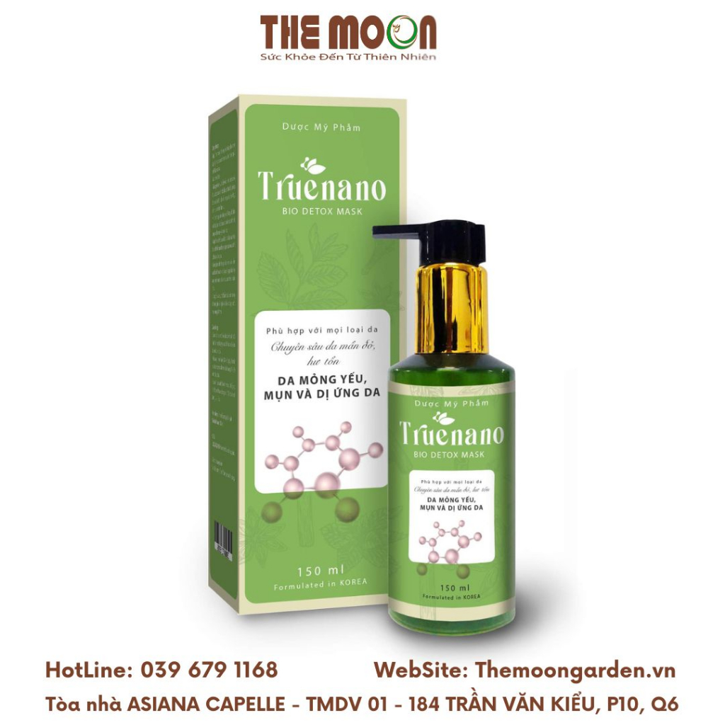 DETOX SINH HỌC THẢI ĐỘC TRUENANO - BIO DETOX MASK 150ML