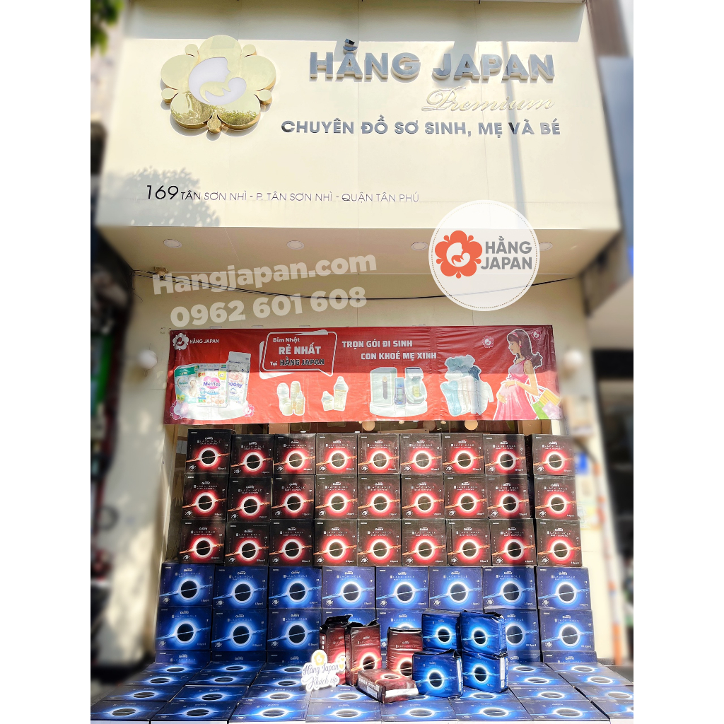 Bỉm Black Hole 3D siêu thấm hút siêu mềm mịn đủ size dán/quần cho bé