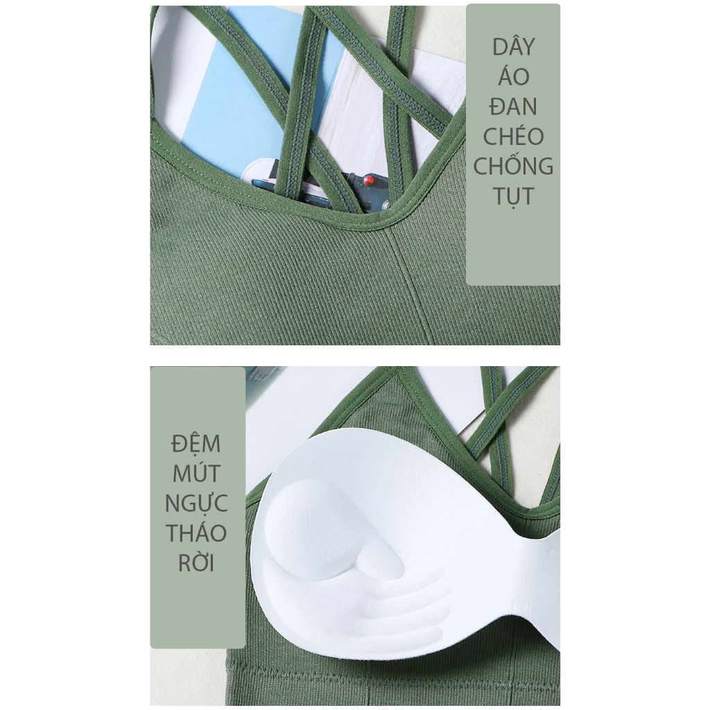 Áo Ngực Thể Thao Thoáng Khí, Áo Bra Tập Gym, Tập Yoga Co Giãn, Thấm Hút Mồ Hôi Lacora -AOBRA08