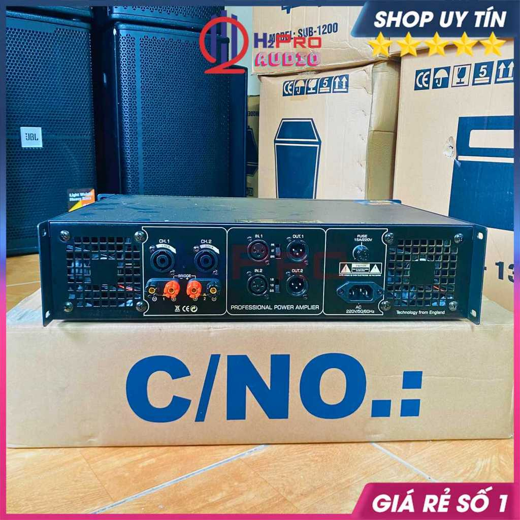 Cục Đẩy Công Suất 2 Kênh Martin La850I Hàng Bãi 2X850W, 28 Sò Bù Áp, 8 Tụ Lọc - 16 Sò Lớn, Nguồn Xuyến - H2Pro Audio