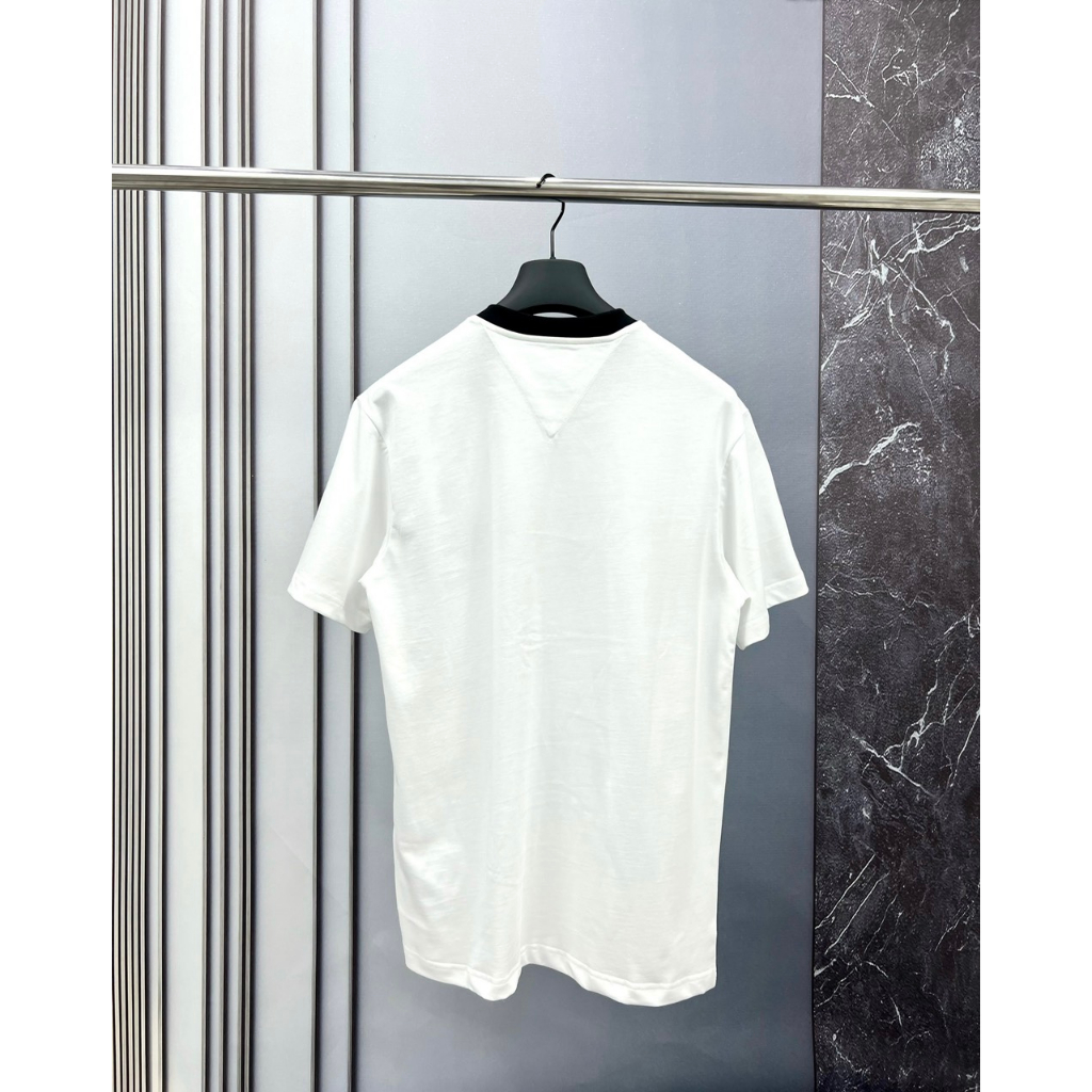 Áo thun Tomy Basic hàng thêu vải cotton cao cấp, Áo Phông Unisex Nam Nữ