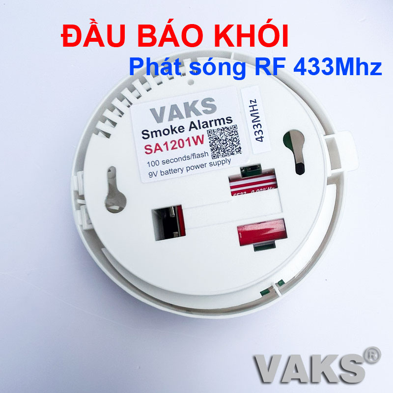 Bộ báo khói chuông rời không dây