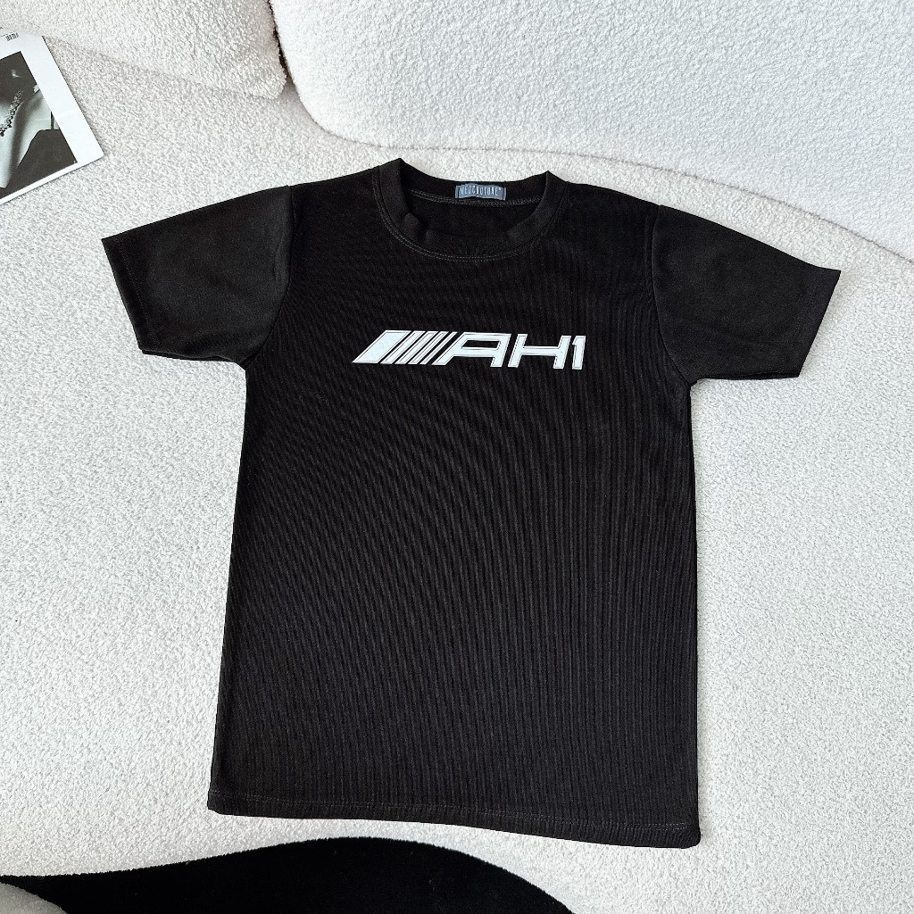 Áo Thun Baby Tee Hoạ Tiết In Chữ AH1 Phong Cách Năng Động