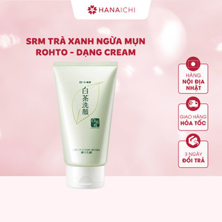 Sữa Rửa Mặt Trà Xanh Ngăn Ngừa Mụn ROHTO 120gr Nội Địa Nhật
