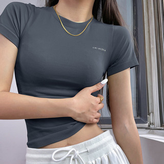 Áo thun ami dệt co giãn 4c