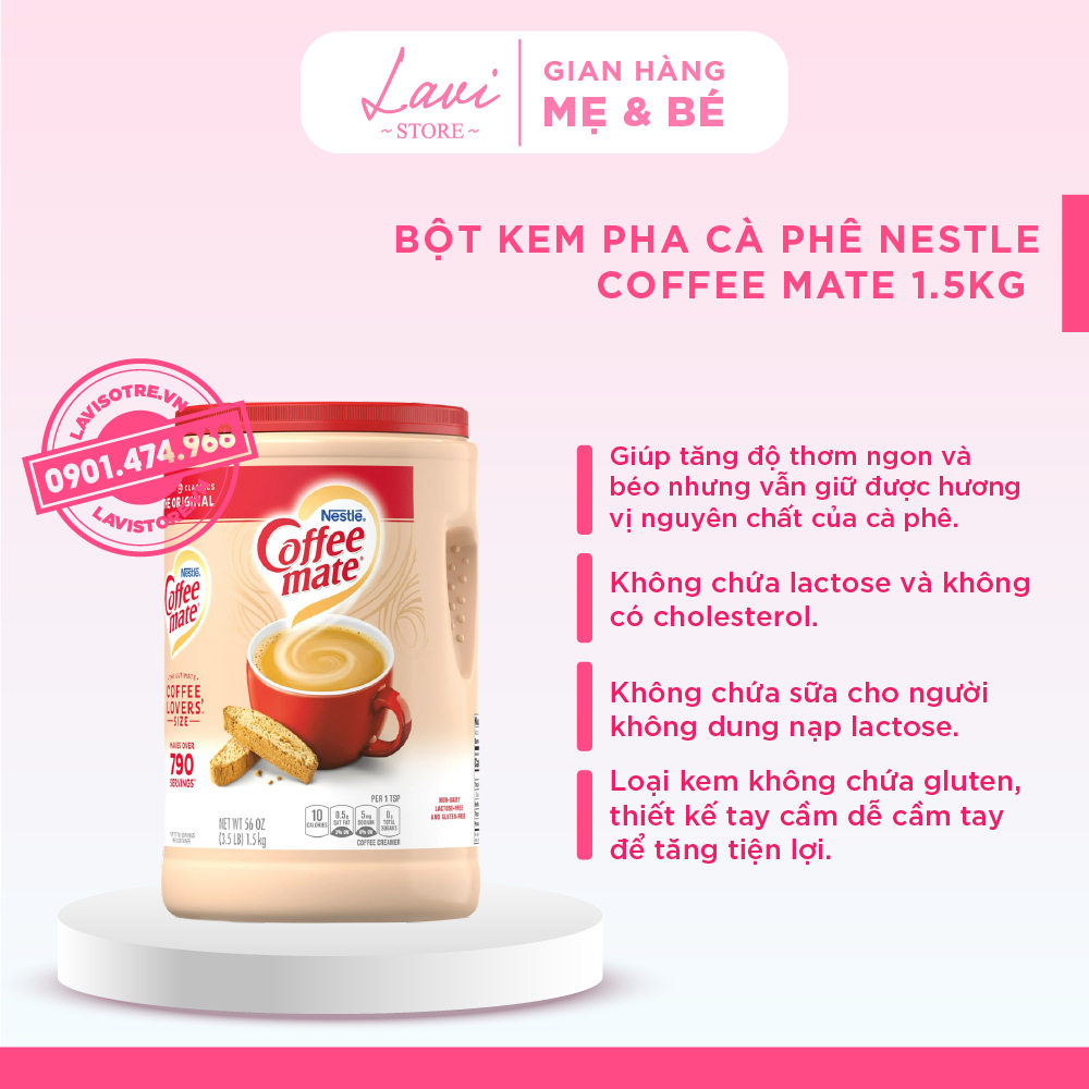 Bột kem pha cà phê Nestle Coffee Mate 1.5kg