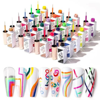 Sơn gel cọ nét vẽ siêu đặc VENDEENI KINGNAIL set 24 màu