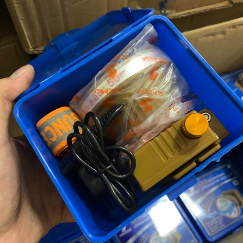 Đèn pin đội đầu chống nước SUNCESSA KL618 cao cấp