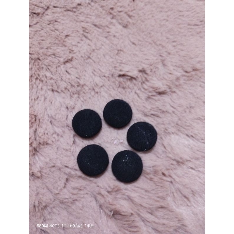 Combo 10 cúc bọc vải 16mm nhiều màu đính nút cài, trang trí, làm handmade