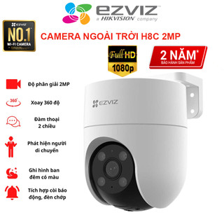Camera IP WIFI EZVIZ H8C 1080P Có màu ban đêm ,FullHD, Xoay 360 , Có Míc Thu Âm Chính Hãng – Bảo Hành 24 Tháng