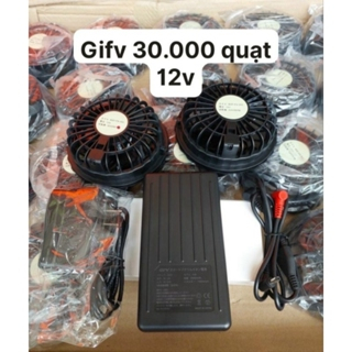 Áo điều hòa , Áo chống nắng gắn quạt làm mát pin japan 32000 dùng liên tục 10 - 15h