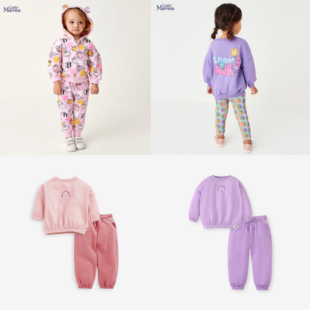 BST BỘ THU ĐÔNG BÉ GÁI NHIỀU HOẠ TIẾT - MALWEE OFFICIALSTORE