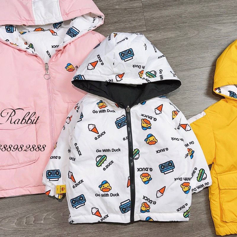 Áo khoác phao 2 mặt Duck