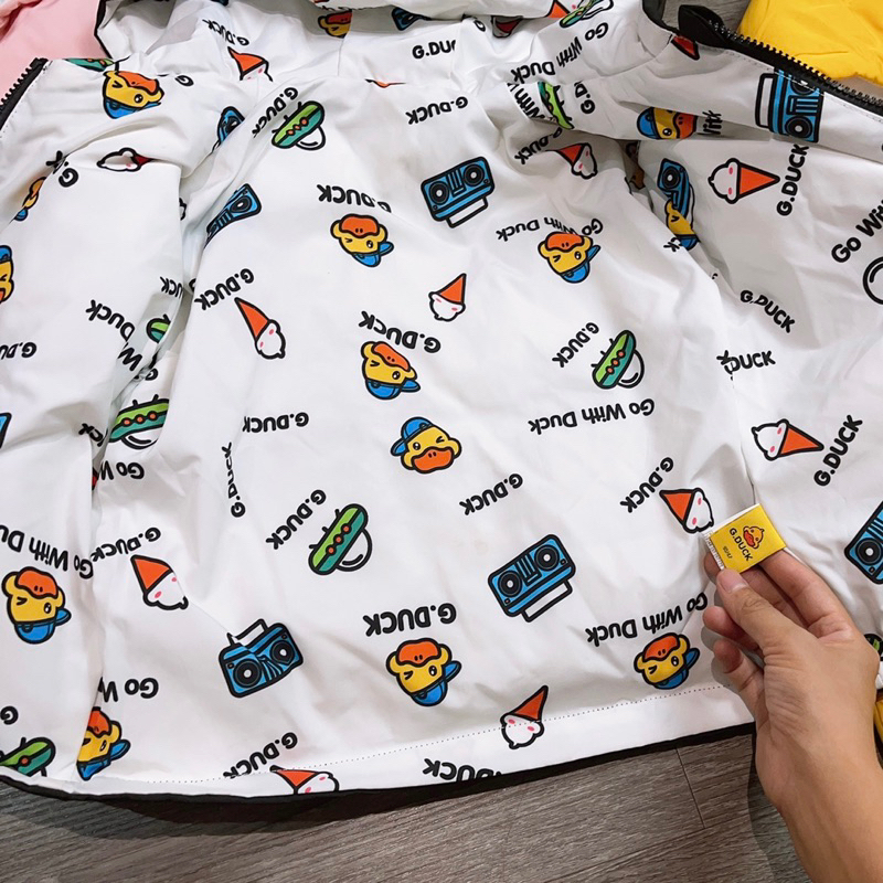 Áo khoác phao 2 mặt Duck