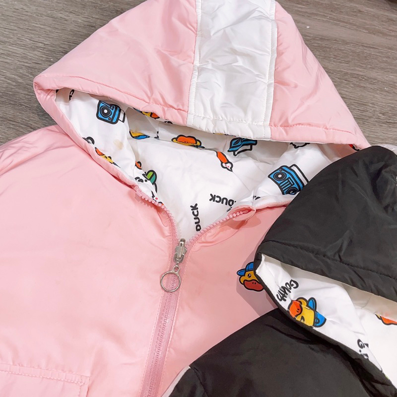 Áo khoác phao 2 mặt Duck