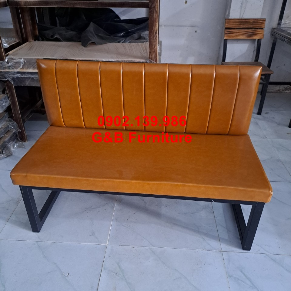 Ghế băng dài chân sắt