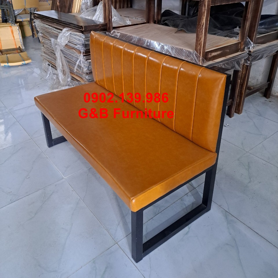 Ghế băng dài chân sắt