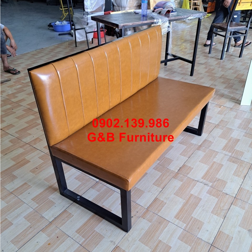 Ghế băng dài chân sắt