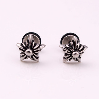 Bông tai Chrome Heart nụ bạc ngôi sao bảo hành 12 tháng - Chrome Heart Store