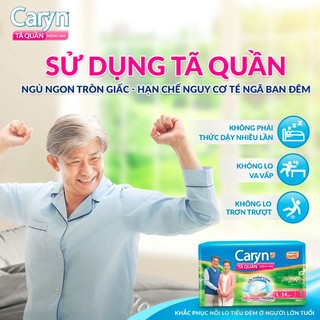 Tã quần mỏng nhẹ Caryn size L, 28 miếng (Vòng bụng: 75-100 cm)