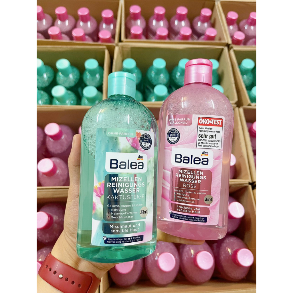 Nước Tẩy Trang Balea 3in1 Giúp Làm Sạch, Tẩy Trang Và Nước Hoa Hồng Dưỡng Da 400ml - KachuHouse