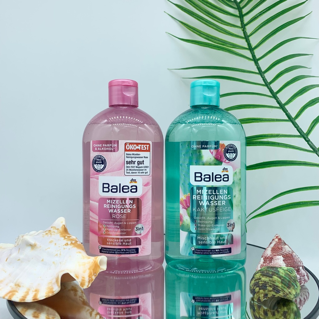 Nước Tẩy Trang Balea 3in1 Giúp Làm Sạch, Tẩy Trang Và Nước Hoa Hồng Dưỡng Da 400ml - KachuHouse