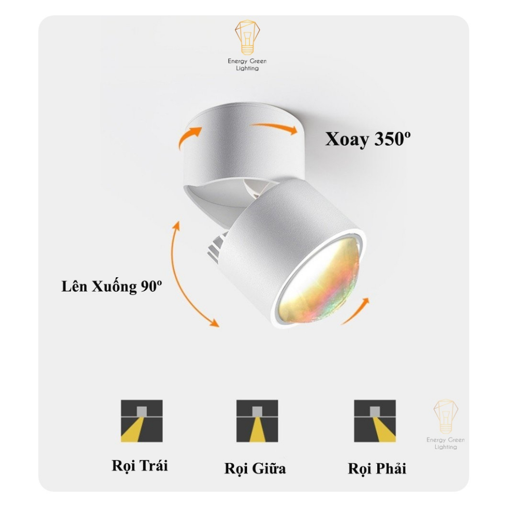 Đèn LED Ống Bơ Energy Green Lighting Rọi Ánh Sáng Hoàng Hôn DGT- 0363 - Decor Trang Trí Chụp Ảnh ,Quay Video ,Livestream