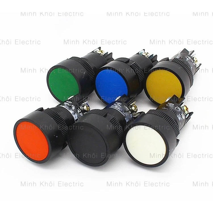 Nút nhấn nhả phi 22,nút nhấn tủ điện chống nước, nút nhấn giữ, nút ấn nhả, nút ấn giữ 22mm