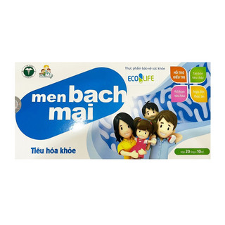 Men sống bạch mai -men vi sinh cho bé tiêu hoá nhanh,tốt cho đường ruột.