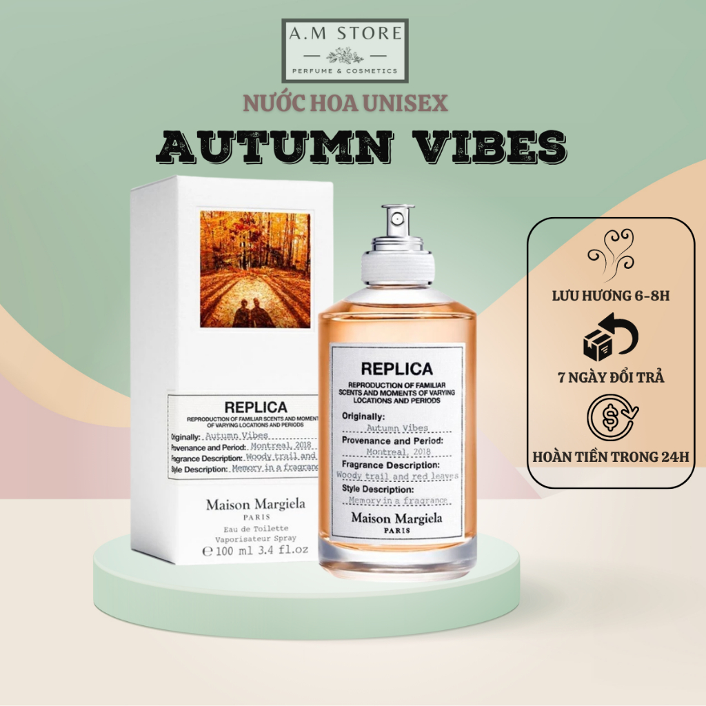 Nước Hoa Nam Nữ Unisex Maison Martin Margiela Replica Autumn Vibes 100ml - Hương Thơm Ấm áp Và Gợi Cảm