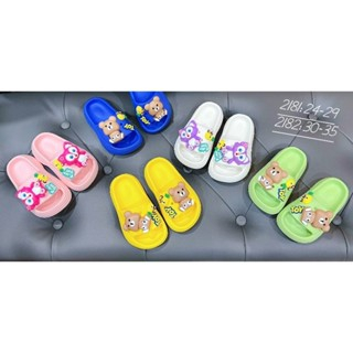 Dép lê quai ngang cho bé trai/bé gái,dép trẻ em kiểu dáng bánh mì đế sóng siêu nhẹ từ 3 tuổi - 10 tuổi mã 218