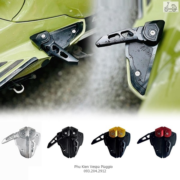 Gác Chân CNC 2023 Full Nhôm Cao Cấp Cho Vespa Sprint Primavera