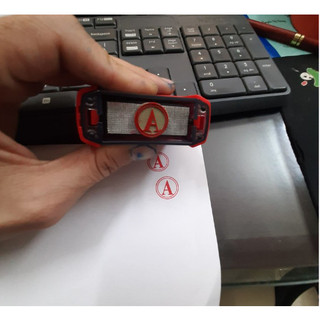 Con dấu chữ "A" (Chuẩn thông tư 24 Bộ Công An)