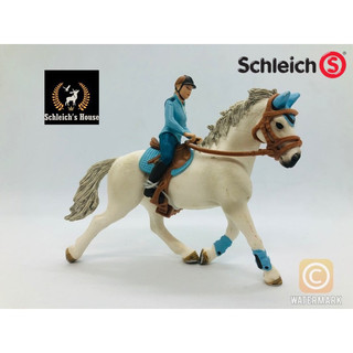 Mô hình động vật , đồ chơi con vật Schleich chính hãng Set người nài cưỡi ngựa 42111 - Schleich House