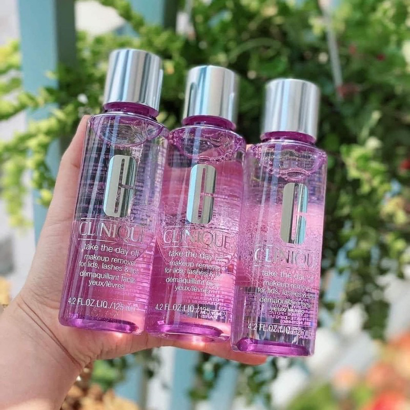 Nước tẩy trang Clinique Take The Day Off Makeup Remove For Lids, Lashes & Lips chuyên dụng cho mắt và môi