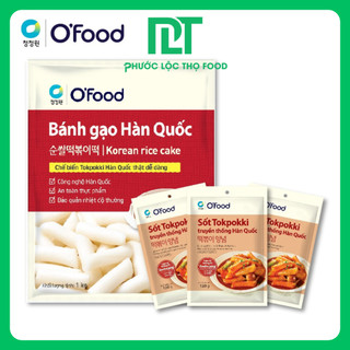 Combo bánh gạo hàn quốc 1 kg + 3 gói sốt tokpokki 120g