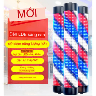 Đèn Led Trang Trí Tiệm Hớt Tóc Barber Shop Ngoài Trời Euro Pole Retro ❤️Hanrui Offical❤️