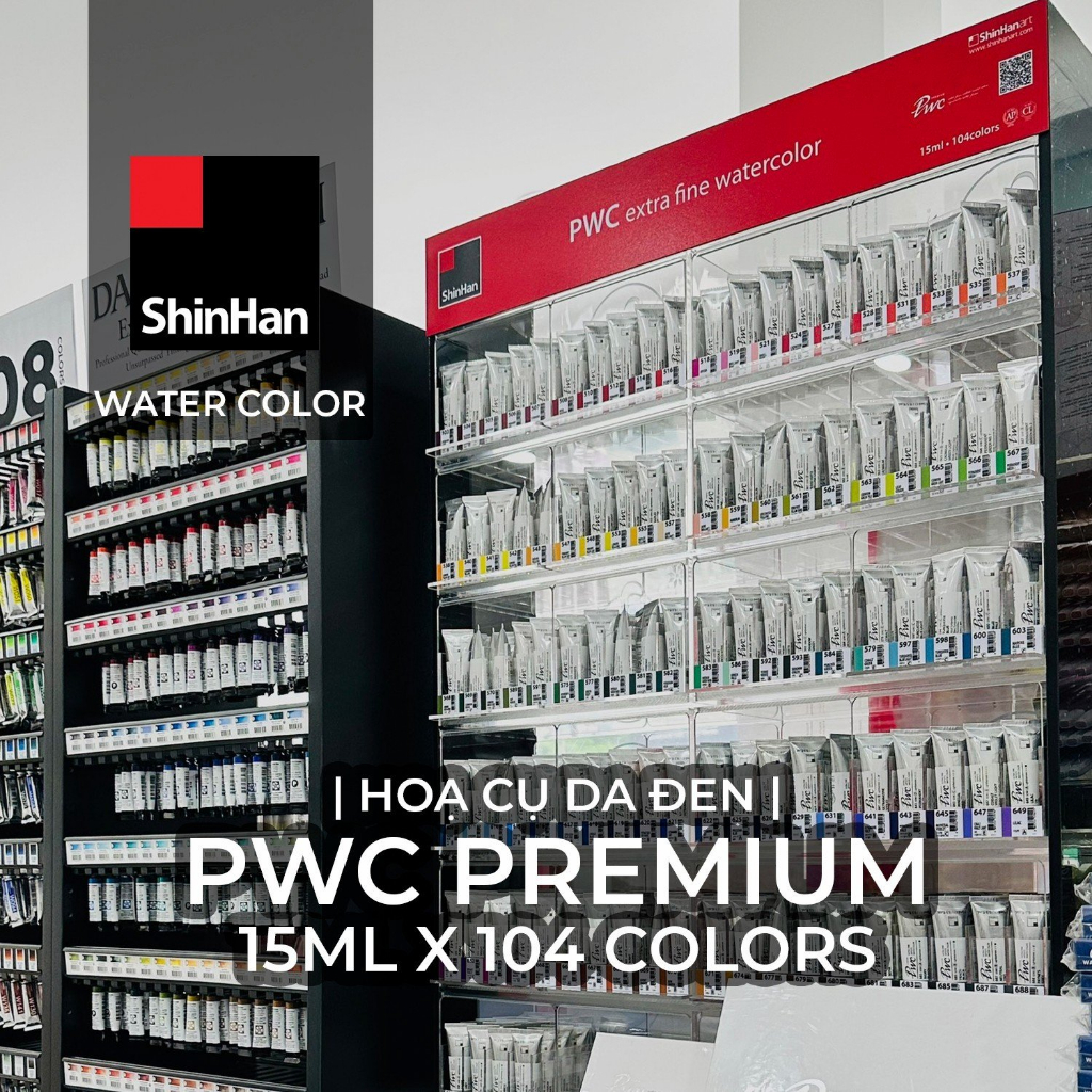 P3 Màu Nước ShinHan PWC Extra Fine - Tuýp Lẻ 15ml Full 104 Màu