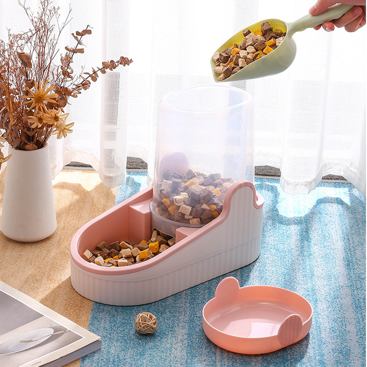 Bát ăn tự động hình hộp cao cấp cho chó mèo giá rẻ #Tintin Pet Store