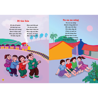 Sách - Đồng dao cho bé - Các trò chơi dân gian (mt)