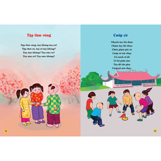 Sách - Đồng dao cho bé - Các trò chơi dân gian (mt)
