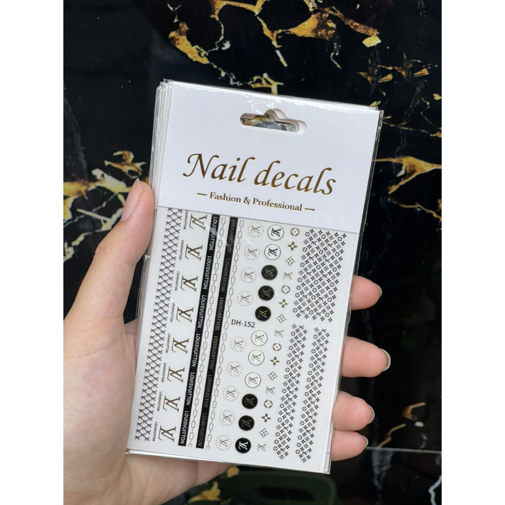 Sticker dán móng cao cấp phong cách Hàn Quốc