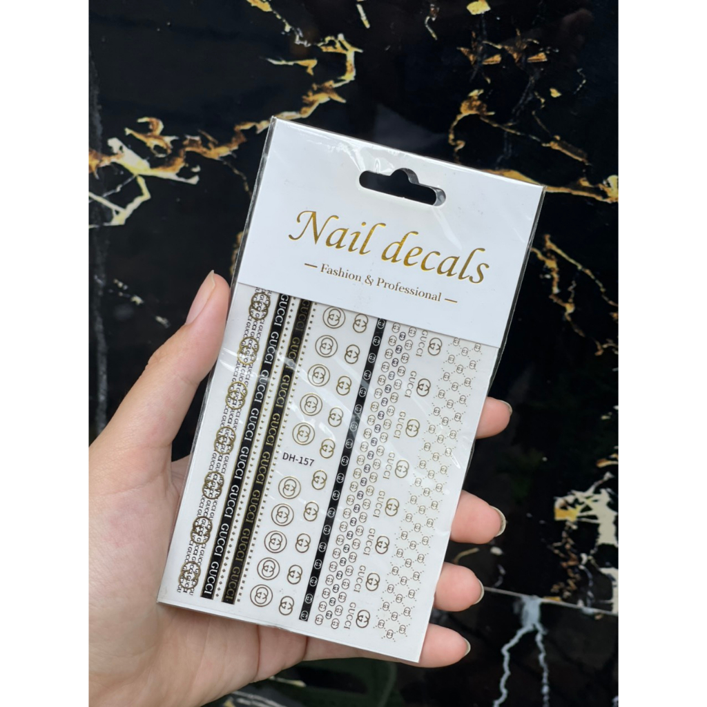 Sticker dán móng cao cấp phong cách Hàn Quốc