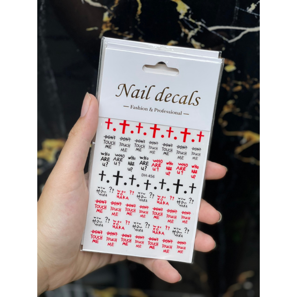 Sticker dán móng cao cấp phong cách Hàn Quốc